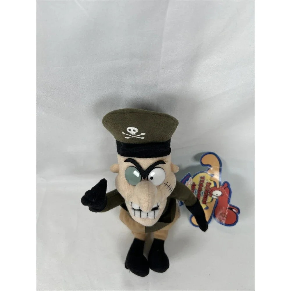 The Adventures Of Rocky And Bullwinkle And Friend Fearless Leader Plush 9” 2000